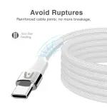 CARGADOR RÁPIDO VOLTA P40 DE DOS PUERTOS CON CABLE USB TIPO C ARGAC0155WT